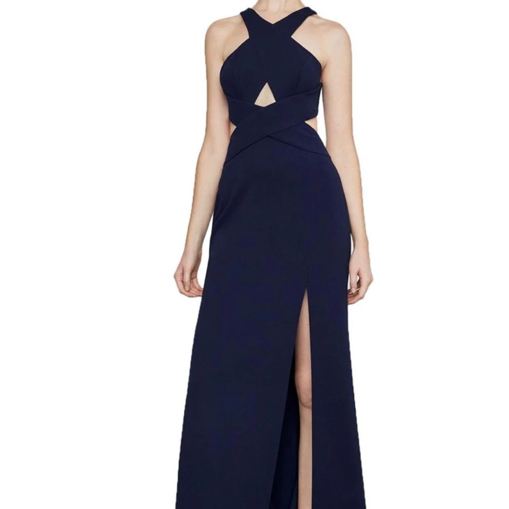 BCBG navy blue Evening Gown